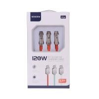 ราคา SENDEM สายชาร์จ 3in1 Fast รุ่น M69 สีส้ม (10402789)