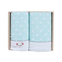 ราคา Gift Set ผ้าขนหนู คอตตอน 27x54 นิ้ว ลายหมี สีฟ้า (10403411)