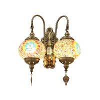 ราคา DECOS โคมไฟผนัง ภายใน 2 หลอด แก้ว รุ่น Turkish Handmade (10406019)