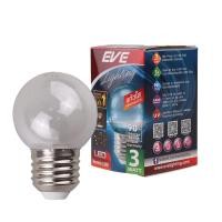 ราคา EVE หลอดไฟ LED ปิงปอง แก้วใส 3 วัตต์ (Warm Light) (10411577)