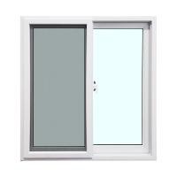 ราคา ALUGUARD หน้าต่างไวนิล 2 บานเลื่อน 100x110 รุ่น LITE สีขาว (10415636)
