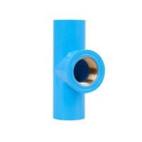 ราคา THOR ข้อต่อสามทางเกลียวใน ทองเหลือง PVC 13.5 x 3/4 นิ้ว สีฟ้า (10417060)