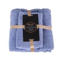 ราคา DECOS ผ้าขนหนูนาโน GIFT SET 2 ชิ้น LINDA น้ำเงิน (10413471)