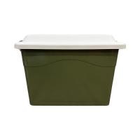 ราคา DECOS กล่องเก็บของมีฝาพร้อมล้อ เกรด AB ขนาด 100 ลิตร ซีรีส์ SIMPLE สีเขียว (10427833)