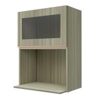 ราคา JUPITER ตู้แขวนเสริมไมโครเวฟ กระจก PVC รุ่น Silky Teak ขนาด 60x40x80CM สีไม้สัก (10422452)