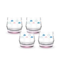 ราคา Ocean ชุดแก้ววิสกี้ 4 ใบ ขนาด 340 มล. รุ่น Summer Sky Rock สีชมพู (10426449)