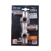 ราคา VRH สต๊อปวาล์ว 3 ทาง ติดผนัง รุ่น HFVJC-9120K16 สีเงิน (10316788)