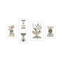 ราคา DECOS กรอบพร้อมรูปไม้ ชุด 5 ชิ้น รุ่น GREENIE สีเขียว (10432335)
