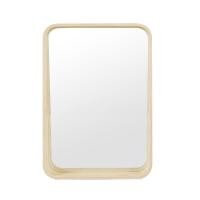 ราคา MARINE กระจกเงาเหลี่ยมขอบใหญ่ ขนาด 45x65 ซม. ซีรี่ย์ MARUJI รุ่น MR6338 สีเมเปิ้ล (10435575)