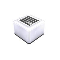 ราคา POWER MAX โคมไฟหัวเสาโซล่าเซลล์ 20 ซม. 20 วัตต์ รุ่น CUBE สีใส (3 LIGHT) (10427977)