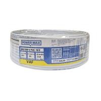ราคา POWER MAX สายไฟ VAF 2x1 Sq.mm. ยาว 50 เมตร สีขาว (10404658)