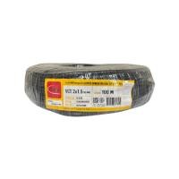 ราคา THAIUNION สายไฟ VCT 450/750V 2X1.5 Sq.mm. ยาว 100 เมตร สีดำ (10420393)