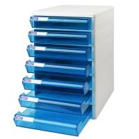 ราคา ตู้เอกสาร 7 ชั้น ออร์ก้า ORCA TCB-7 โครงขาวลิ้นฟ้าใส