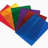 ราคา กระดาษแก้วขุ่นสี ม้วนละ 50 แผ่น