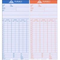 ราคา บัตรตอกบันทึกเวลา NAKI