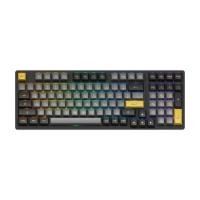 ราคา YUNZII AKKO Black&Gold 3098B 2.4Ghz Wireless/Bluetooth 5.0 /Wired 98 Keys Mechanical Keyboard, RGB Hot Swappable Gaming Keyboard for Win/Mac (Akko CS Jelly Blue Switch, Black Gold) (B09K413KJ3)