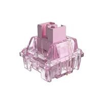 ราคา Akko CS Jelly Switches, 3 Pin 45gf Linear Switch with Dustproof Stem, 22mm Extension Spring, Compatible with MX Mechanical Keyboard (45 pcs, Jelly Pink) (B09HT1TNQ1)