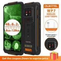 ราคา OUKITEL WP7 6.53 Inch Android 9.0 Rugged Mobile Phone IP68 Waterproof MTK6779 Octa Core Smartphone 8GB 128GB Global Dual 4G LTE (Hot Deal) (4001223982734)