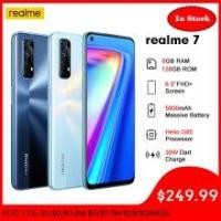 ราคา Realme 7 Mobile Phone NFC 6.5''FHD 8GB -128GB 48MP Quad Cams Smartphone Helio G95 Octa Core 30W Dart Charge 5000mAh (RMX2155) (Hot Deal) (1005001830562880)