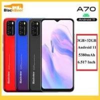 ราคา Blackview A70 6.5 Inch 4G Smartphone Android 11 Octa Core Mobile Phone 3GB 32GB Cellphone 13MP Rear Camere 5380mAh 8.3mm Slim (Hot Deal) (1005002073657760)