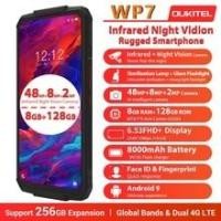 ราคา OUKITEL WP7 Rugged 8000mAh 6.53'' Infrared Night Vision Mobile Phone 8GB 128GB Octa Core 48MP Triple Cameras Rugged Smartphone (Hot Deal) (4001174159881)