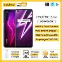ราคา Realme 6 Pro 6.6 inch 4G Mobile Phone Snapdragon 720G Smartphone 8GB 128GB Cellphone 64MP Quad Al Camra 30W Flash Charge 4200mAh (Hot Deal) (1005002002796840)