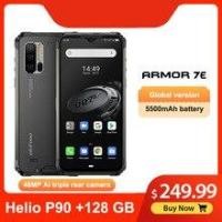 ราคา Ulefone Armor 7E 6.3" IP68 Rugged Waterproof Mobile Phone Helio P90 Octa Core 4GB 128GB Smartphone Android 10 Cellphone 5500mAh (Hot Deal) (4000987555276)