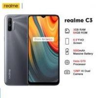 ราคา realme C3 Global Version 3GB RAM 64GB ROM Mobile Phone Helio G70 Octa Core 12MP Triple Camera Cellphone 5000mAh 10W EU Charger (Hot Deal) (1005001966589790)