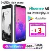 ราคา GOOGLE PLAY LCD Hisense A6 Mobile Phone Snapdragon 660 Android 8.0 6.01" AMOLED+5.61" Eink Display Dual Screen 6GB RAM 128GB ROM (Hot Deal) (1005001355548310)