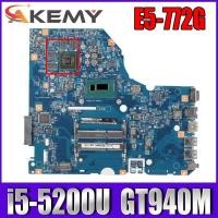 ราคา For Acer aspire E5-772 E5-772G laptop motherboard 14276-1M 448.04X09.001M motherboard W/ i5 5200U + GT940M teste work Mainboard (1005002503776730)