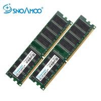 ราคา SNOAMOO DDR 2pcsx1GB 400MHz PC3200 184PIN CL3 RAM High Quality Memory For Desktop DIMM Lifetime Warranty (32868804137)