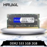 ราคา HRUIYL DDR2 1GB 2GB PC2-4200S DDR 2 533Mhz 1G 2G PC2 4200 533 Mhz Sodimm Laptop memory Notebook RAM Memoria DIMM (32980040340)