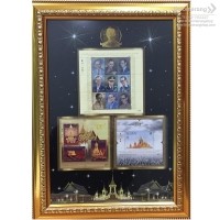 ราคา แสตมป์: ชุดพระราชพิธีถวายพระเพลิงพระบรมศพ รัชกาลที่ 9 พร้อมเม้าส์ขนาด A3 แบบที่ 2 (1 ชุด 3 แบบ) พร้อมกรอบ