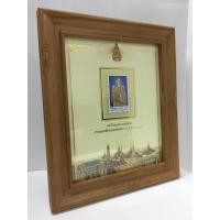 ราคา แสตมป์: กรอบไม้สัก แสตมป์ทอง งานฉลองสิริราชสมบัติครบ 60 ปี พ.ศ.2549