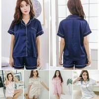 ราคา ชุดนอนผ้าซาตินแขนสั้นขาสั้น (7403061660)