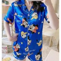 ราคา ชุดนอนผ้าซาติน แขนสั้น-ขาสั้น (7124774567)