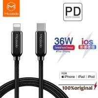 ราคา Mcdodo 36W PD Charging Cable Type C to Lightning for iPhone 11 Pro Max X Xr ES 8 Fast Charger Cable (2751109004)