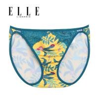 ราคา ELLE lingerie กางเกงชั้นในแบบ Sexy Lowrise ลายดอกไม้กราฟฟิค - LU1899 (7566797525)