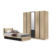 ราคา Koncept Furniture ชุดห้องนอน Patinal ขนาด 3.5 ฟุต (5748889373)