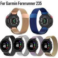 ราคา สายนาฬิกา Garmin Forerunner 220 230 235 620 630 735XT Milanese Strap Stainless steel Watch band สาย Garmin Forerunner 235 (2268365072)