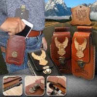 ราคา กระเป๋าคาดเอวหนังวัวแท้สําหรับผู้ชาย Hp Harley Davidson P001 (2946341559)