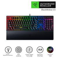 ราคา Razer BlackWidow V3 Mechanical Gaming Keyboard Chroma RGB Doubleshot ABS Keycaps (คีย์บอร์ดเกมมิ่ง) (7555990963)