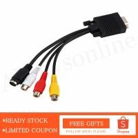 ราคา [READY STOCK] อะแดปเตอร์แปลง VGA SVGA to S-Video 3 RCA AV TV Adapter Converter (1704038391)