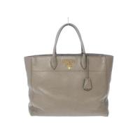 ราคา มือสอง PRADA handbag leather Brandear (3024404345)