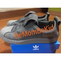ราคา Adidas Superstar Slip on W BW35 หนังแท้ สีหายาก แท้ % (1303985389)