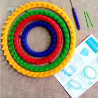 ราคา NU New 4 Pcs/ Set DIY Round Circle Hat Knitter Knitting Loom Kit 4 Size 14cm 19cm 25cm 30cm .th rKIYa (2953255674)