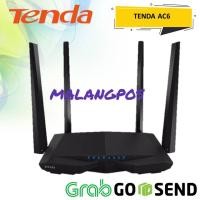 ราคา TENDA เร้าน์เตอร์ไร้สาย Ac 6 Ac 1200 Smart Dual-Band Wifi สําหรับตั้งเต็นท์ (3037533443)