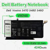 ราคา แบตเตอรี่ Dell VH748 Dell Vostro 5460 5439 5480 5560 5470 ของแท้ 100% (6435550031)