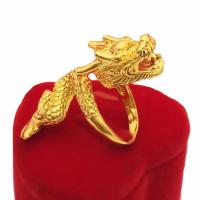 ราคา แหวนทองเหลืองชุบทองรูปมังกรสไตล์พังก์สําหรับผู้ชาย (4747654417)