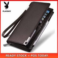 ราคา กระเป๋าสตางค์กระเป๋าคลัทช์ทรงยาวแบบมีซิปกระเป๋าสําหรับผู้ชาย (7380757524)